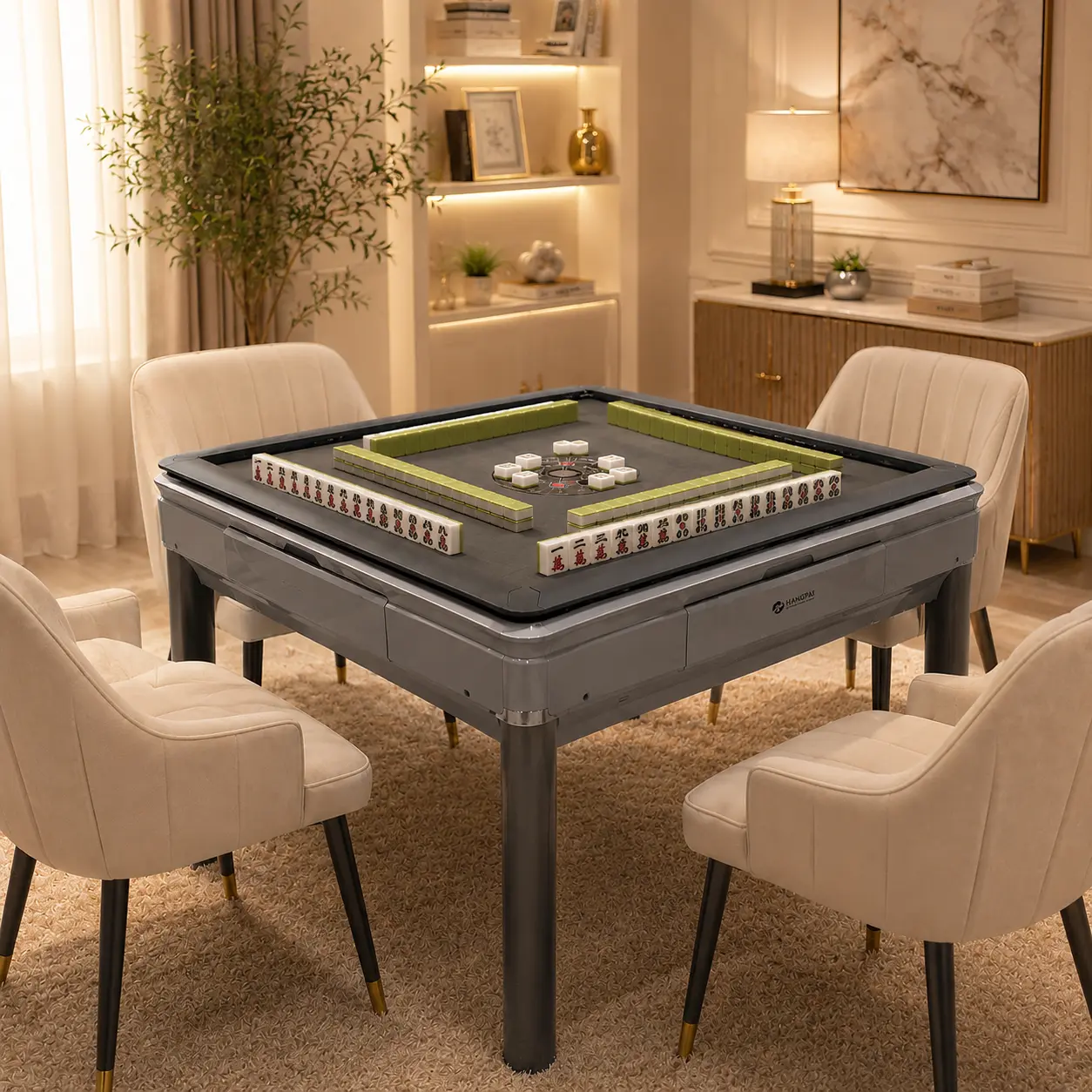 SUPARTA Heritage — Meja Mahjong Otomatis Elektronik (4 Leg) view