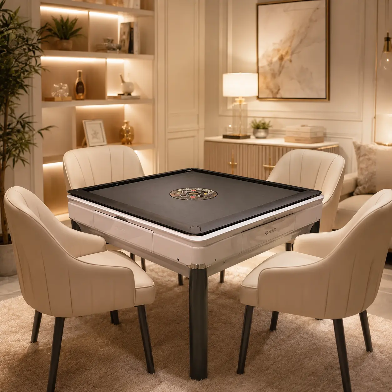 Mahjong Table Otomatis Silent — 4 Leg